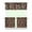 White-81, variant on Pioneer Kitchen Curtains and Valance Set 24 Inch Tier Pink Rose Black Vector Image Curtains Small Drapes for Cafe Living Room Bathroom Farmhouse 3 Pieces Set Rod Pocket