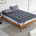 thumbnail image 6 of Sleep Zone Queen Mattress Topper Cooling Mattress Pad Cover Fluffy Down Alternative Bed Topper 8-21 Inch Deep Pocket, Queen, 6 of 8