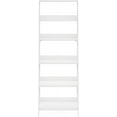 thumbnail image 6 of GMNIU Lane Ladder Book Shelf, 6-Tier Ladder Shelf, Open Design Bookshelf, Display Storage Bookcase, 14.8" x 23.6" x 66.2", Living Room, Home Office, White, 6 of 6