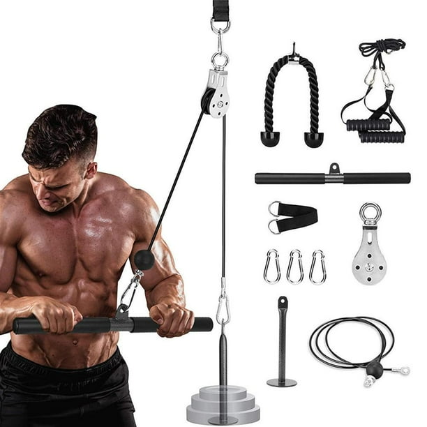 Polea De Fitness, Equipo De Ejercicio En Casa, Equipo De Fitness, Sistema De Polea De Tríceps, Equipo De Gimnasio De Entrenamiento Guardurnaity OD013299-00