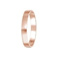 thumbnail image 4 of 3MM Width Comfort Fit Plain Wedding Band Ring For Men and Women In 14K Solid Rose Gold Size 5, 4 of 5