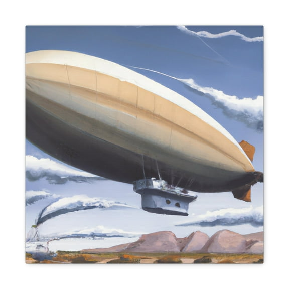 Blimp in the Sky - Canvas