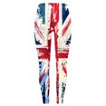 thumbnail image 4 of MKLEKYY Conjunto deportivo para mujer, leggings con estampado tie dye del Día de la Independencia para mujer, leggings deportivos de levantamiento, pantalones de yoga, 4 of 4