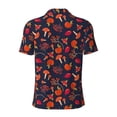 thumbnail image 4 of Rocae Autumnal Forest for Men's Short Sleeve Polo Shirt, Quick Drying Performance Moisture Wicking Sports Men's Golf Shirt XX-Large, 4 of 9