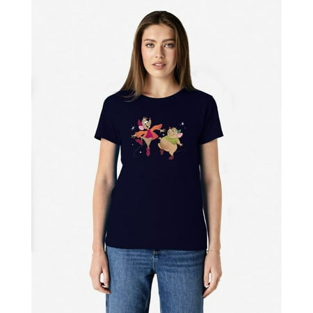 Cinderella Jaq And Gus Child Tote Bag Tee  for men & women  up to size 5XL.