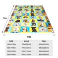 thumbnail image 3 of Salouo arious dog breeds Print Bed Blankets, Flannel Blanket Comfortable Air Conditioning Blanket Lightweight Blanket for Sofa Bed Travel & Couch-60"x50", 3 of 7