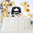 thumbnail image 7 of Wehilion Tulle Table Skirt Ruffle Tutu Table Cloth, LED Table Skirt for Rectangle Table for Baby Shower Wedding, Birthday Party Decoration, 7 of 7