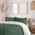 thumbnail image 2 of Ambesonne Art Deco Down Alternative Quilt Comforter, Nostalgic Classic Motif, Twin, Dark Mustard and Dark Teal, 2 of 5