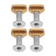 thumbnail image 5 of Juego de tuercas en T de latón con tornillo: Tuercas deslizantes M6 para montaje de hidroplanos y tablas de surf con tornillos hexagonales - Herrajes anticorrosivos para tablas de surf, 5 of 8