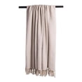 thumbnail image 2 of Natural Beige and White Rectangular with Diamond Pattern Design Throw Blanket 50" x 60", 2 of 2