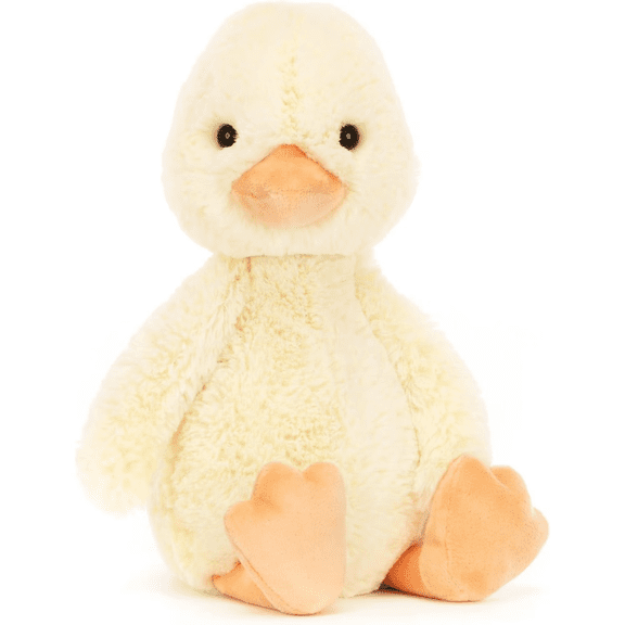 Jellycat Duckling Stuffed Animal, Medium 12”