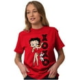 thumbnail image 3 of Retro Betty Boop XOXO Puppy Love Women Plus Size Graphic Tee Tees Brisco Brands 2X, 3 of 5