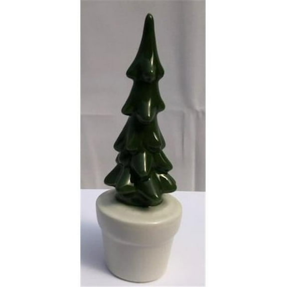 6 in. Christmas Tree Miniature Ceramic Figurine