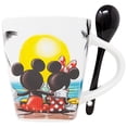 thumbnail image 2 of Disney 9 oz Mickey & Minnie Sunset Ceramic Spoon Mug, 2 of 5