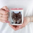 thumbnail image 3 of CafePress - Wolf YNP, Wyoming Mug - 11 oz Ceramic Mug - Novelty Coffee Tea Cup, 3 of 3