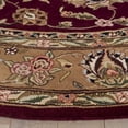 thumbnail image 3 of SAFAVIEH Traditions Tokora Floral Area Rug, Red/Gold, 8' x 8' Round, 3 of 7