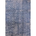thumbnail image 1 of Ahgly Company Indoor Rectangle Mid-Century Modern Azure Blue Oriental Area Rugs, 8' x 12', 1 of 6
