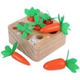 thumbnail image 3 of Juguete Pull Carrot Juego Simulación De Madera Juguetes Educativos EarlyLearning Baby Matching Game Ccdes Otros, 3 of 8