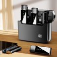 thumbnail image 3 of Wireless Lavalier Microphones for Phone  Clip On Micr with Charging Box  Mini Wireless Mic for Video Recording  Live  Interview, 3 of 12
