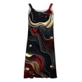 thumbnail image 6 of Censtreet Nightgown for Womens Nightshirt Summer Sleepwear Vacation Style Hawaiian Print Sleep Tank Chemise Sleeveless Dress, 6 of 7