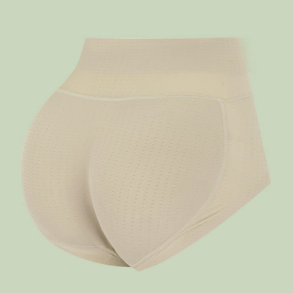 Clearance Sale! Butt Lifter Panties for Women Padded Underwear Seamless Booty Pads Enhancer Shapewear Butt Lifting Panty Beige L