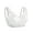 White, variant on Lacy Front Hook Bra, Nude, Large