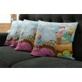 thumbnail image 5 of Ambesonne Ice Cream Throw Pillow Cover 4 Pack, Dessert Land, 24", Multicolor, 5 of 5