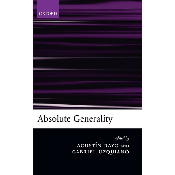 Absolute Generality, (Hardcover)