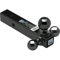 1 7/8" and 2" and 2 5/16 Tri-Ball Black Balls Hollow Shank Ball Mount Replacement Auto Part, Easy to Install