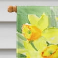 thumbnail image 3 of Carolines Treasures BMBO0970CHF Yellow Daffodils by Maureen Bonfield Flag Canvas House Size  Large multicolor, 3 of 4