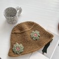 thumbnail image 4 of CoCopeaunts Women Beanie Hat Dome Knitted Fisherman Hat Autumn Winter Fashion Cute Outdoor Warm Hand Hook Flower Bucket Cap, 4 of 8