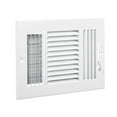 thumbnail image 3 of Choco Moon HVAC Grille Floor Registers, Durable 6-Pack White Iron Vents, 6 x 10 Inches, Effortless Installation for Home Ventilation System, 3 of 3