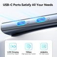 thumbnail image 2 of Hub USB C a USB C, monitor dual 4K @60Hz DP, modo alternativo, 100 W PD, 2 of 7