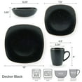 thumbnail image 6 of Pfaltzgraff® Decker 16-Piece Dinnerware Set, Black, 6 of 12