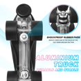 thumbnail image 2 of Patines de Cuatro Ruedas Nattork para Hombre Talla 10 con Marco de Aluminio, 2 of 6