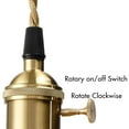 thumbnail image 3 of Claxy 9" Gold Pendant Light with Yellow Cone Metal Shade, 3 of 6