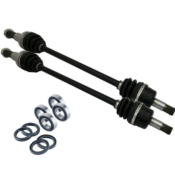 Yamaha Viking Wolverine front cv axle & wheel bearing set 2014 2015 2016 - 2023