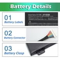 thumbnail image 6 of AP18E8M AP18E7M Laptop Battery Compatible with Acer Nitro 5 AN517-52 Aspire 7 A715-74 A715-74G ConceptD 3 Pro CN315-71P CN315-71P-73W1 ConceptD 5 Pro CN515-71P Series Notebook 4ICP4/70/88 15.4V, 6 of 8