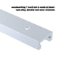 thumbnail image 3 of Speravity Ranura para riel en T Ranura para carpintería de aleación de aluminio Rieles de inglete a prueba de óxido Ranuras para accesorios de Herramientas eléctricas Plata 0.4M, 3 of 6