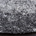 thumbnail image 3 of SAFAVIEH Berber Harlow Abstract Shag Area Rug, Grey/Charcoal, 6'7" x 6'7" Round, 3 of 8