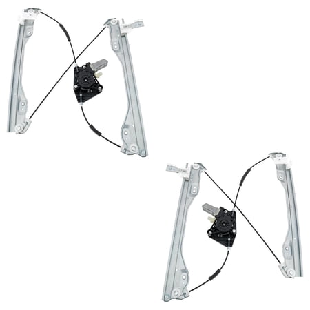 New Front Left and Front Right Window Regulator Compatible With Chrysler Pacifica Hybrid S Appearance 6 Cyl 3.6L Pacifica L 6 Cyl 3.6L 2017-2024 By CH1350198 CH1351198