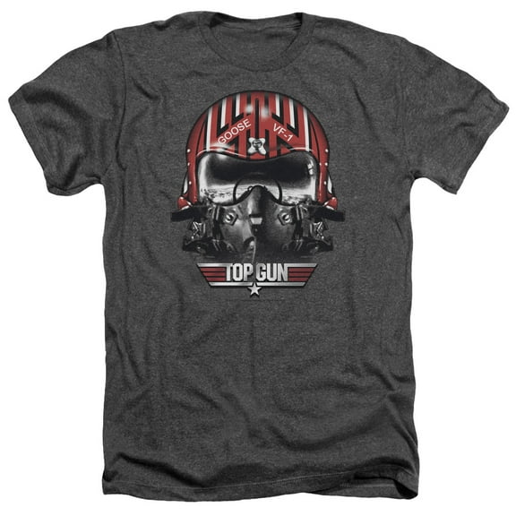 Top Gun - Goose Helmet - Heather Short Sleeve Shirt - XXX-Large