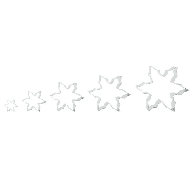 Cookie Mold,Delaman 5Pcs Christmas Biscuit Mould Stainless Steel Cookies Cutter Cake Decor Baking Mold Tool Kitchen Accessories