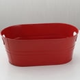 thumbnail image 5 of Cubos de hielo de metal galvanizado, cubos de hielo grandes de 4 galones para fiestas Bañera para bebidas de vino con asa de transporte para el hogar/bar Cerveza Champán Cócteles Suministros, 5 of 5