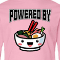 thumbnail image 4 of Inktastic Powered by Ramen Cute Noodles Long Sleeve Youth T-Shirt, 4 of 5