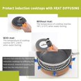 thumbnail image 4 of Cook's Aid 2 Pcs Induction Cooktop Protector Mat - (Magnetic) Induction Stove Protector - for Induction Stove, Multifunctional Silicone Mats - for Cooktop Cover (9.5 inch), 4 of 6