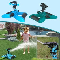 kcavykas 360-Degree Automatic Garden Watering Irrigator - Outdoor Rotation Sprayer for Lawns and Plants - Efficient and Adjustable