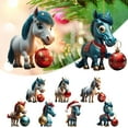 thumbnail image 3 of Christmas Tree Ornament, Hanging Handmade Ornament Gift for Kids, Christmas 2024 Family Activities, Holiday Decorations, Ponys Decorations, 3 of 4