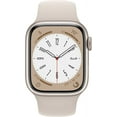 thumbnail image 2 of Restored Apple Watch Series 8 GPS 41mm Starlight Aluminum Case with Starlight Sport Band - M/L (Refurbished), 2 of 5