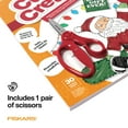 thumbnail image 5 of Christmas Crafts Paperback Activity Book with 5" Pointed-tip Scissors, Stocking Stuffers for Kids, 5 of 6